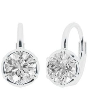 Macy's Macys Lab Grown Diamond Earrings 1 1 2 Ct. T.w. 3 Ct. T.w. In 14k White Gold Also In 14k - Metallic