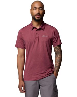 Columbia Carter Crest Polo Shirt - Red
