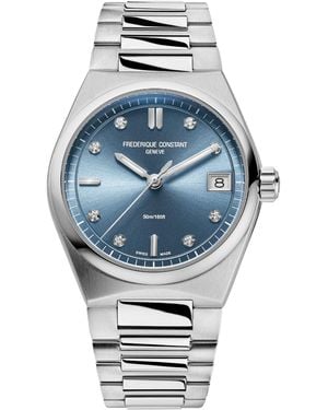 Frederique Constant Swiss Highlife Diamond (1/20 Ct. T.w. - Gray