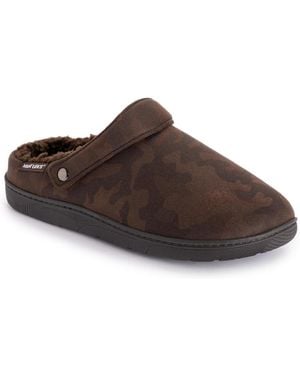 Muk Luks Keanu Convertible Clog Slippers - Brown