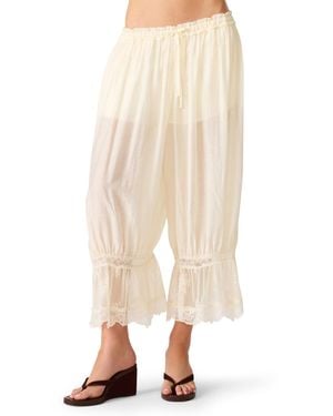 Steve Madden Easten High-rise Pants - Natural