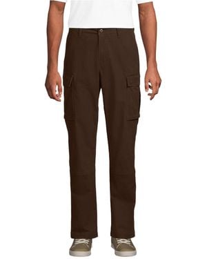 Lands' End Knockabout Easy Classic Fit Cargo Pant - Brown