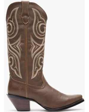 Durango Crush By S Milk Chocolate Western Boot - Brown