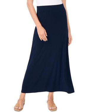 Vince Camuto Smooth Pull-on Maxi Skirt - Blue