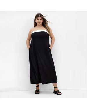 City Chic Plus Size Lina Dress - Blue