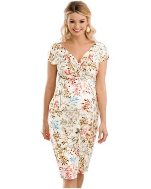Tiffany Rose Maternity Maternity Bardot Shift Dress - White