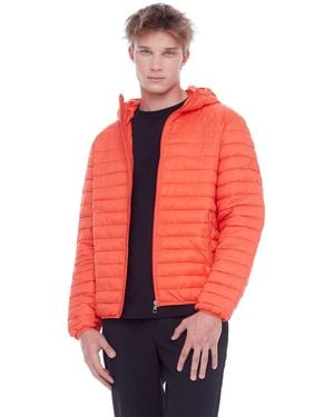 Alpine North Yoho Lightweight Packable Puffer Jacket & Bag - Red
