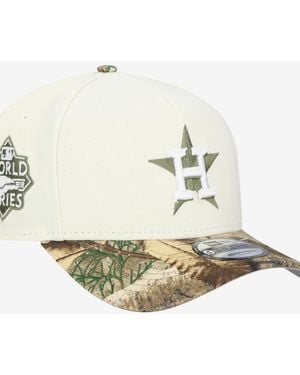 KTZ Khaki/realtree Camo Houston Astros 9forty A-frame Adjustable Hat - White