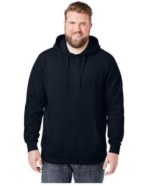 Kingsize Big & Tall Ribbed Hoodie - Blue