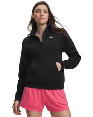 Under Armour Rival Fleece Half-zip Sweatshirt - Black