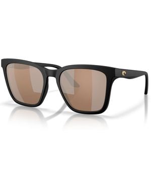 Costa Del Mar Polarized Square Sunglasses Sunlace 6s9142 - Brown