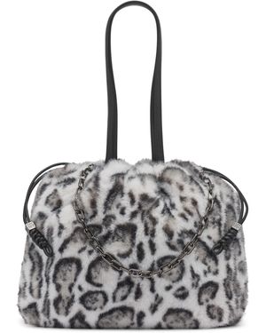 DKNY Halle Drawstring Large Tote Bag - Metallic