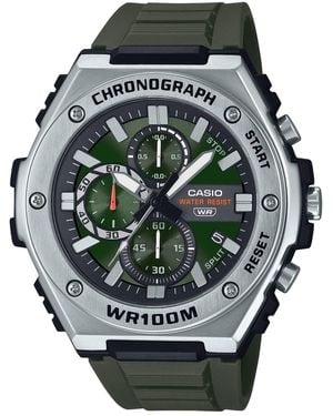 G-Shock Chronograph Resin Strap Watch - Gray
