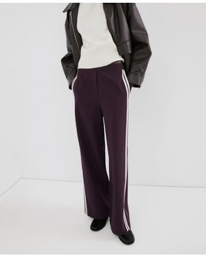 Mango Combined Striped Pants - Multicolor