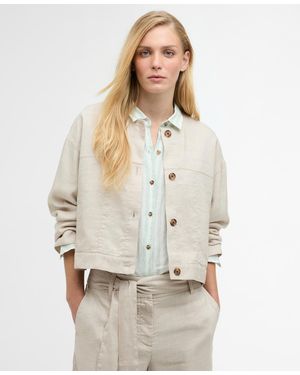 Barbour Gabby Long-sleeve Overshirt - Natural