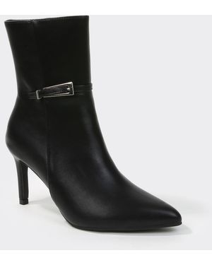 BERNESS Kairi Stiletto Ankle Boots - Black