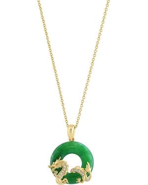 Effy Jade & Diamond (1/20 Ct. T.w. - Green