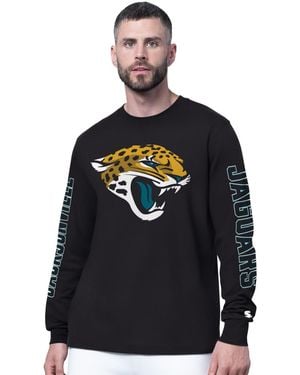 Starter Jacksonville Jaguars Clutch Hit Ii Long-sleeve T-shirt - Blue