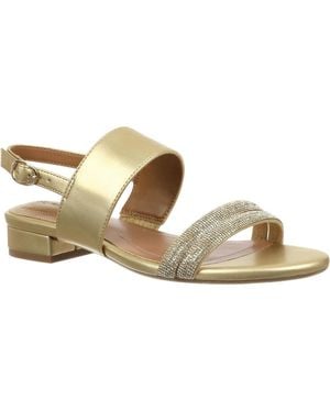 Style & Co. Selbiee Block Heel Sandals - Metallic
