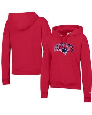 Champion New England Patriots Powerblend Hoodie - Red
