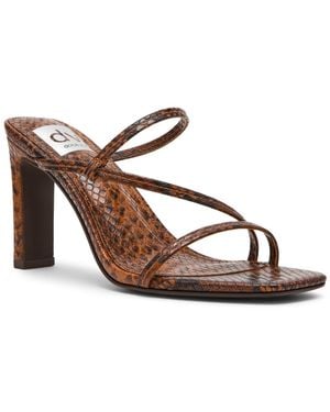 Dolce Vita Starlit Strappy Slip-on Dress Sandals - Brown