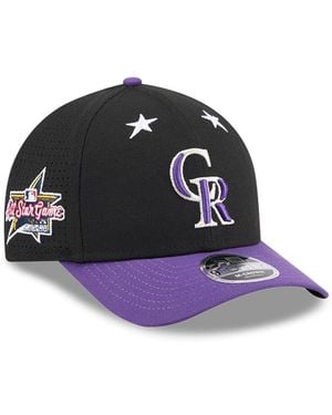 KTZ Black/purple Colorado Rockies 2025 Mlb All-star Game 9forty M-crown Adjustable Hat - Multicolor