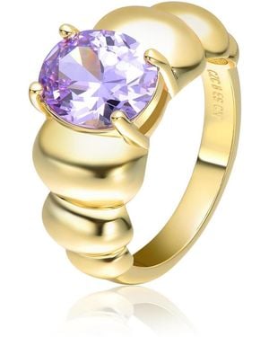 Genevive Jewelry Sterling Silver 14k Gold Plated - Metallic