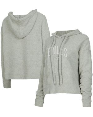 Concepts Sport Chicago Bulls Ventura Comfy Pullover Hoodie - Gray