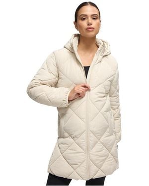 Ingrid & Isabel Ingrid + Isabel Longline Puffer Jacket - Natural