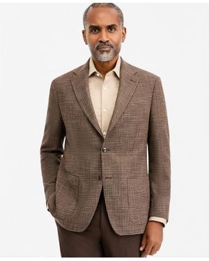Michael Kors Classic-fit Soft Patterned Sport Coat - Brown
