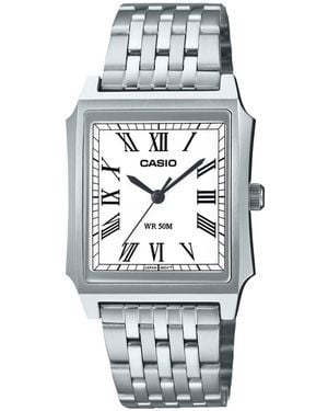 G-Shock Japanese Quartz Analog -tone Stainless Steel Watch 31.5mm - Gray