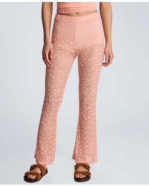 Kenneth Cole Pull-on Flare Pants - Pink