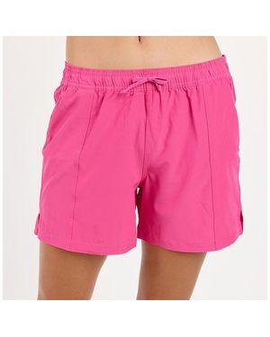 Calypsa Plus Size 4" Board Shorts - Pink