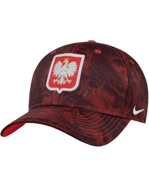 Nike Poland National Team Rise A-frame Adjustable Hat - Red