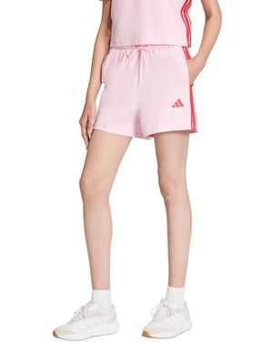 adidas Essential Drawstring Pull-on Shorts - Pink