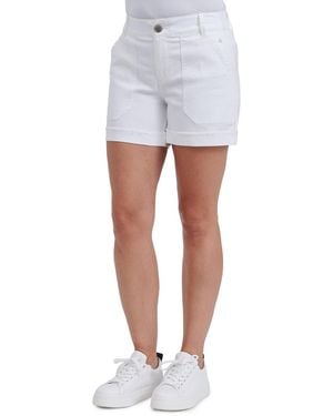 Democracy Ab Solution Cargo Casual High Rise Shorts - White