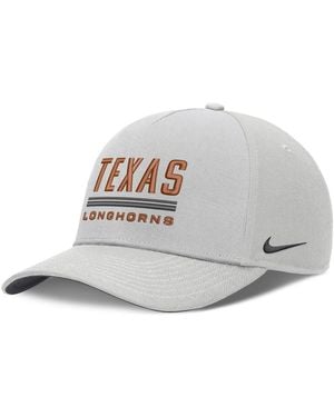 Nike Texas Longhorns 2026 Sideline Dri-fit Rise Adjustable Hat - Metallic