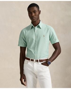 Polo Ralph Lauren Classic-fit Short-sleeve Oxford Shirt - Green