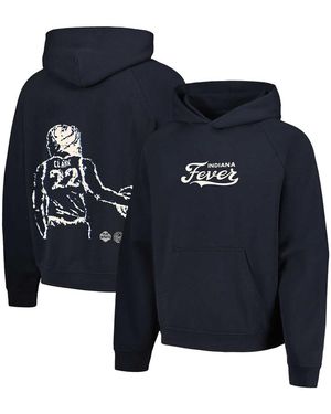 round21 And Caitlin Clark Indiana Fever Draft Night Pullover Hoodie - Blue