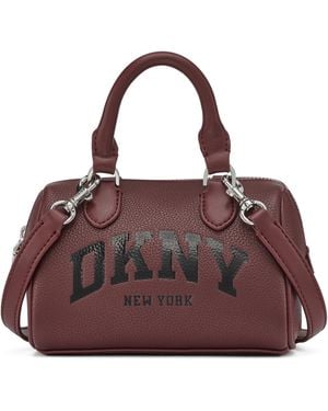 DKNY Nell Mini Satchel Crossbody Bag - Purple