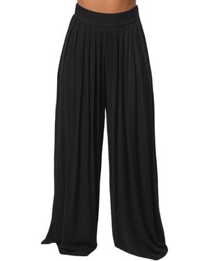 JLUXLABEL After Sunset Pleated Pants - Black