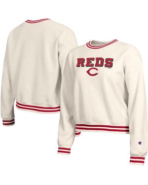 Champion Cincinnati Reds Reverse Weave Sweatshirt - White