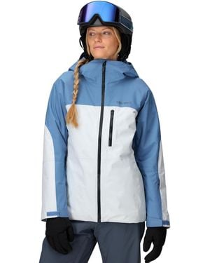 Marmot Helmet Compatible Hooded Jacket - Blue