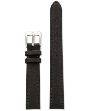 Speidel Ladies Stitched Calfskin Leather Band - Black