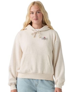 Levi's Gr Everyday Hoodie 2 Graphic Relaxed-fit Hoodie - Natural
