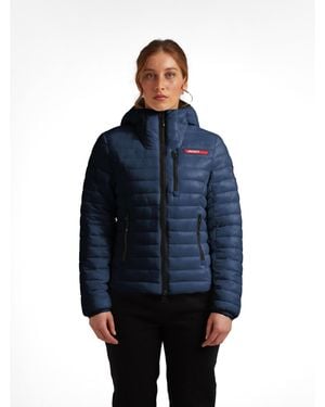 Jacket Satell1te Padded Hooded Jacket - Blue