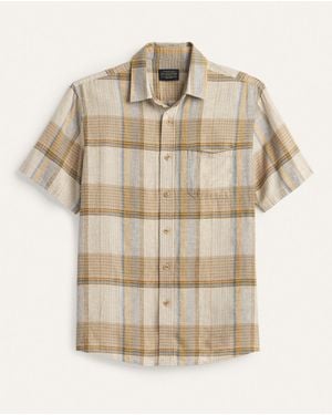 Pendleton Short-sleeve Regular-fit Shirt - Natural