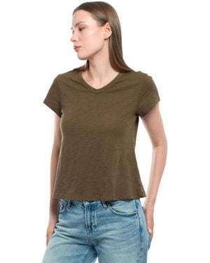 Wilt V-neck Baby Tee - Green