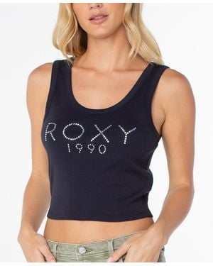Roxy Shine Bright Scoop Neck Retro-inspired Baby T-shirt - Blue