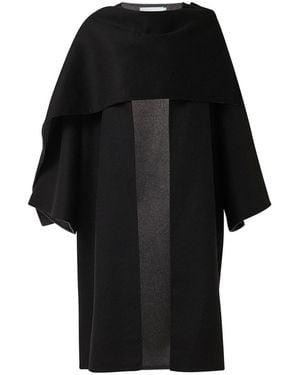 eem Reversible Cacoon Coat - Black